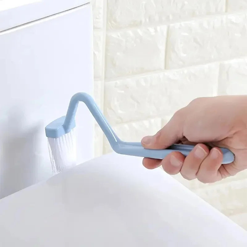 S-Shaped Portable Toilet Bowl Scrubber