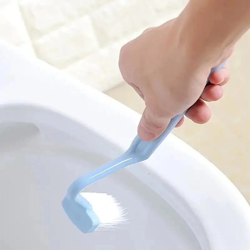 S-Shaped Portable Toilet Bowl Scrubber