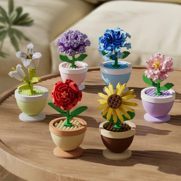 Building Blocks Flower Pots