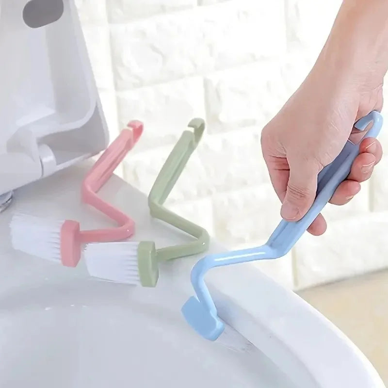 S-Shaped Portable Toilet Bowl Scrubber